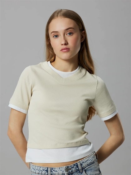 LMTD T-shirt Hinaja - Turtledove 